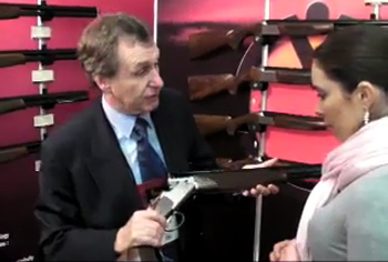 Browning 20-bore shotgun at the IWA Shooting Show