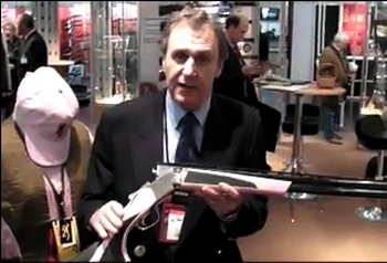 Browning Pink Cynergy shotgun at the IWA Shooting Show