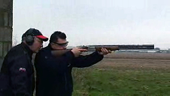 Clay pigeon shooting instruction video 1