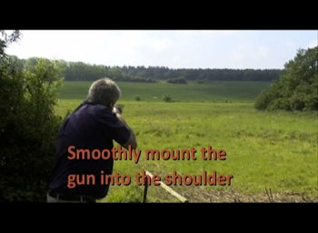 Clay pigeon shooting video: Left to Right crosser