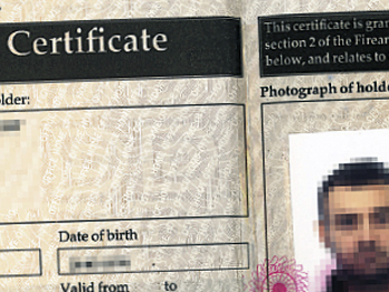 Shotgun licence / shotgun certificate application
