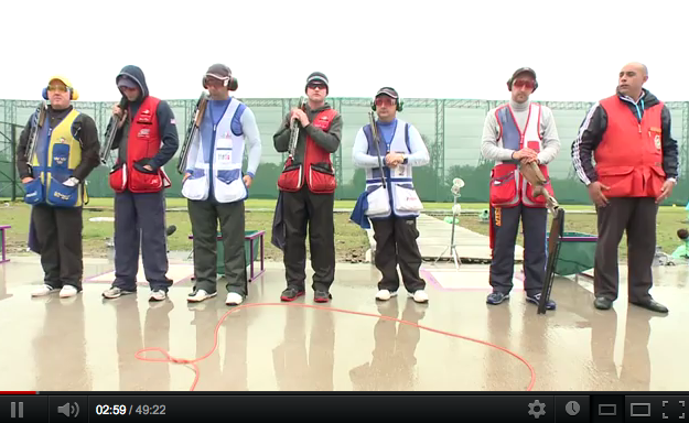 Olympic Shooting Test Event - Double Trap Mens Finals