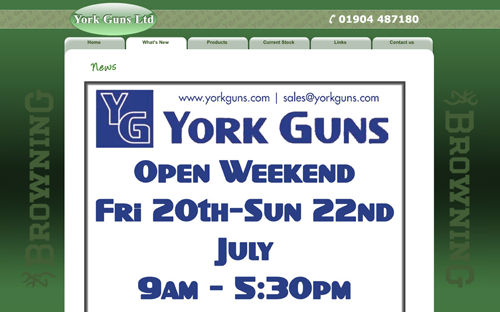 York Guns to hold Open Weekend 20-22nd July