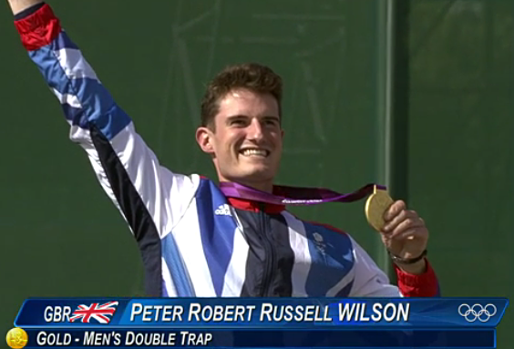 Peter Wilson takes Gold in Men's Olympic Double Trap