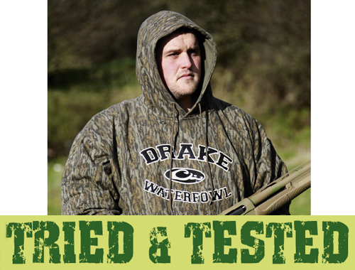 Drake Collegiate camo hoody
