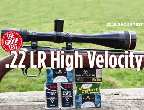 .22 LR High Velocity ammo test