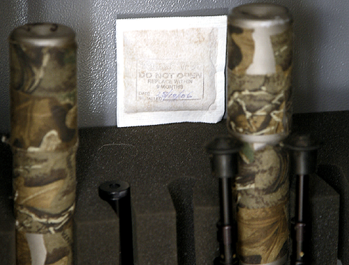 I have found the start of rust on a gun in my cabinet!