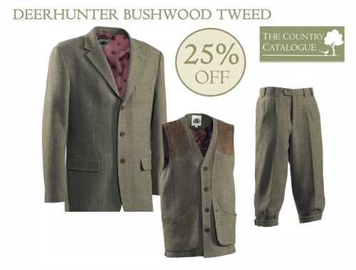 25% off Deerhunter Bushwood Tweed Shooting-UK Deerhunter Bushwood
