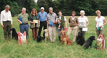 United Retriever Club open working gun dog test