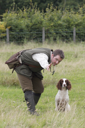 How can I improve my spaniels' picking-up skills?